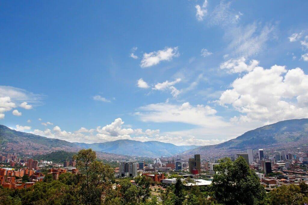 Vista panorámica de Medellín